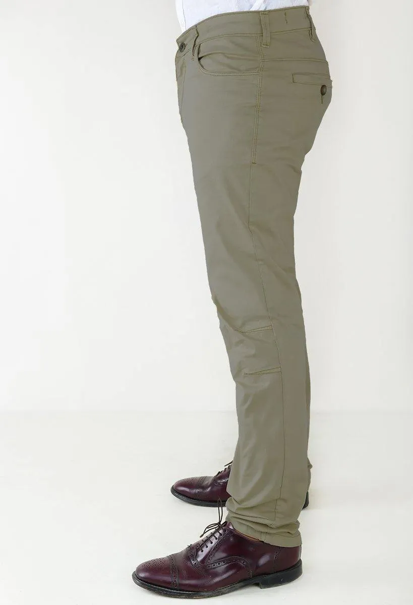 Men's Casual Slim Fit Cotton Trousers