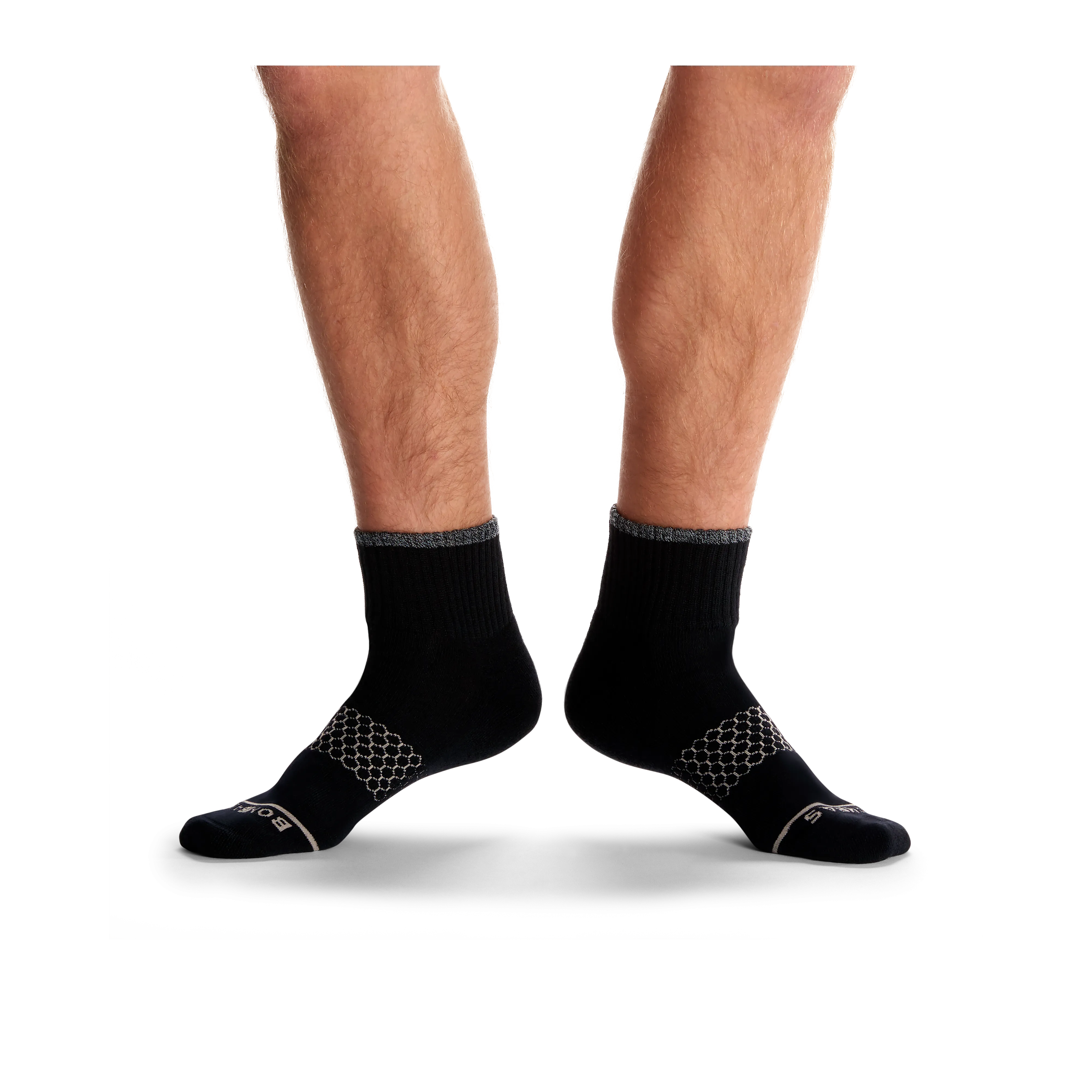 Men's Merino Wool Blend Quarter Sock 4-Pack