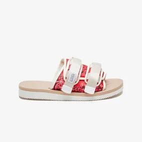 MOTO-CAB PAISLEY-PRINT SANDALS