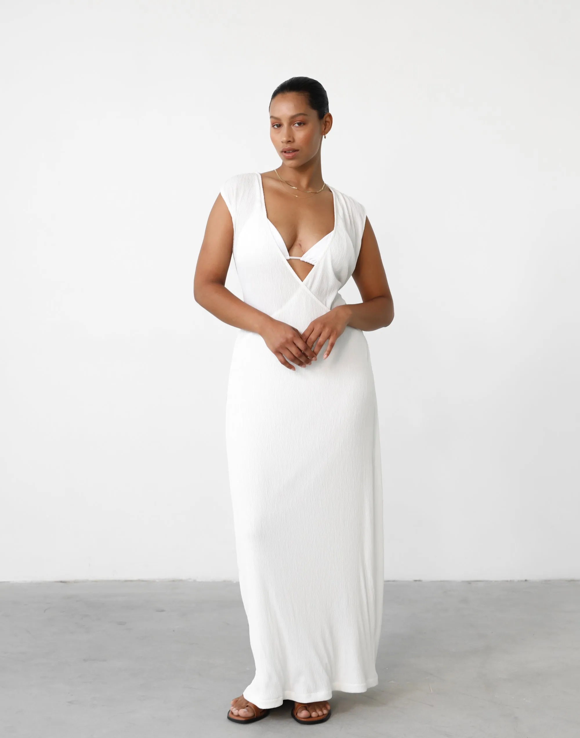 Nakuru Maxi Dress (White)