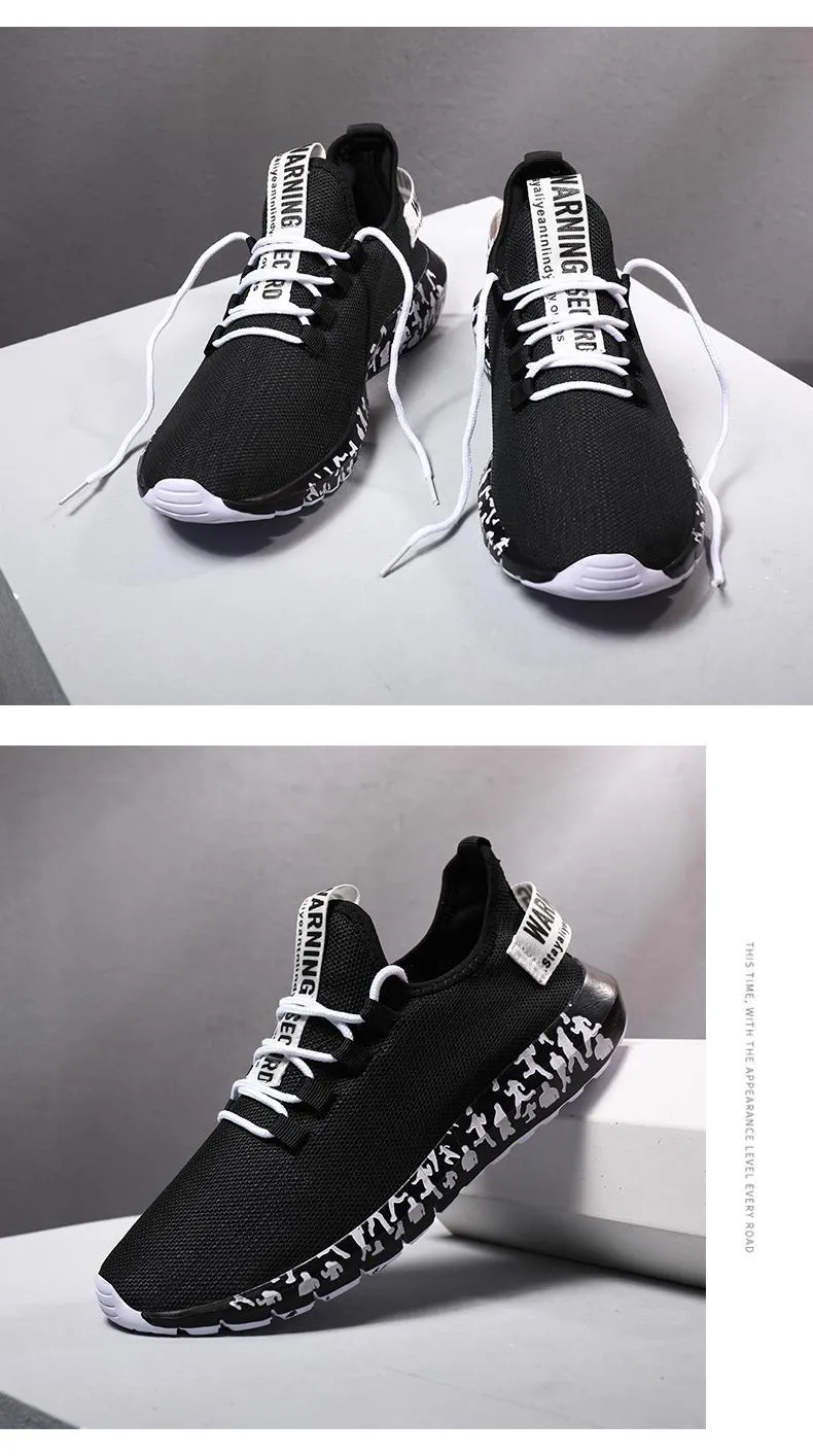 New Casual Men Breathable Summer Mesh Sneakers