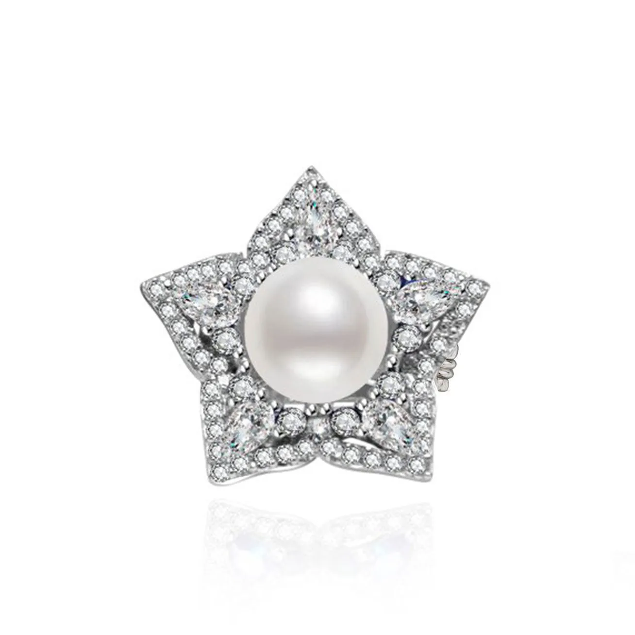 Ocean Star Freshwater Pearl Brooch WC00009