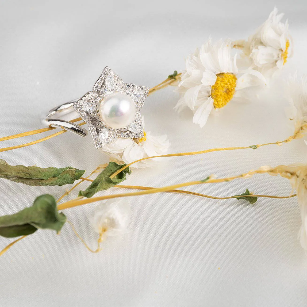 Ocean Star Freshwater Pearl Ring WR00042