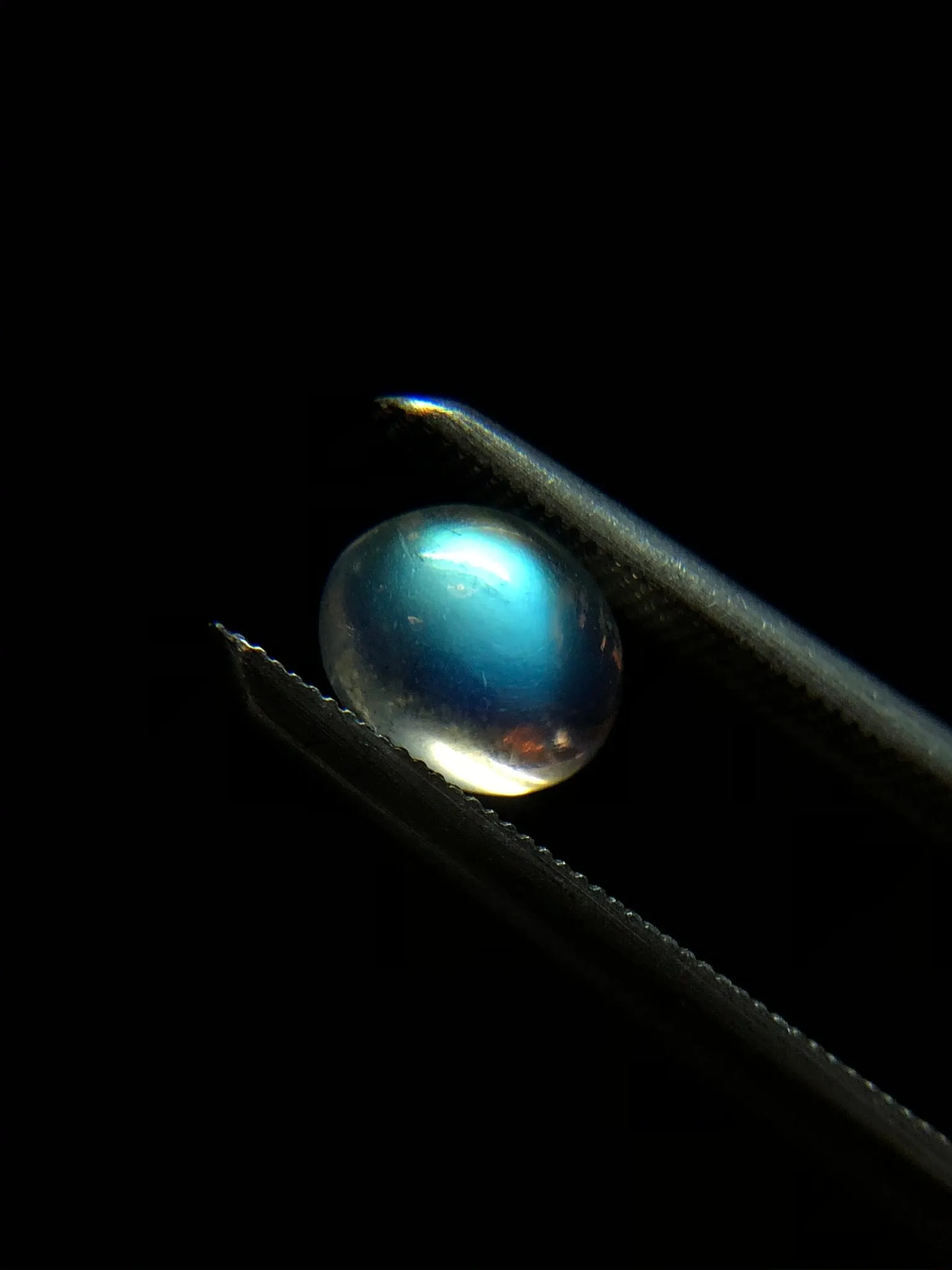 Oval Rainbow Moonstone Cabochon