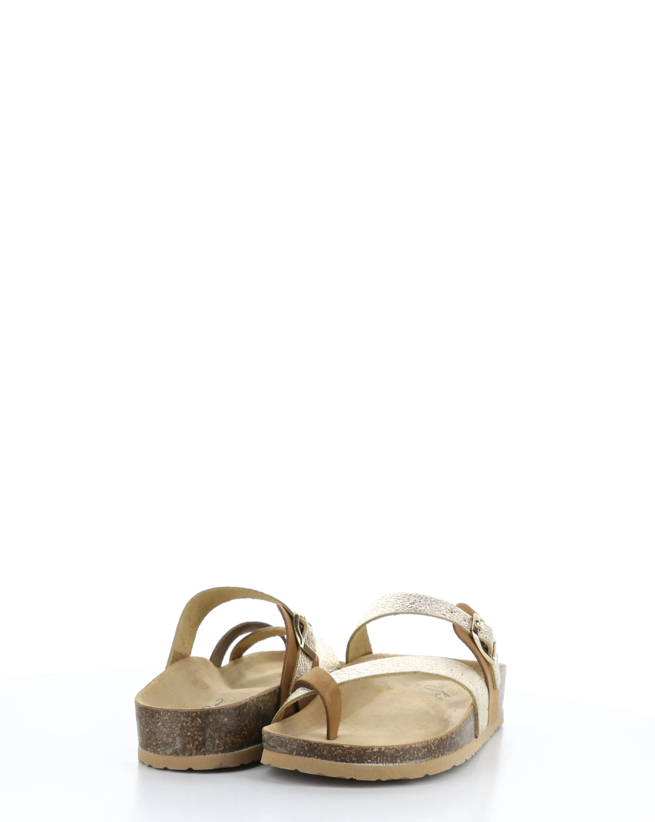 PARR BRANDY/GOLD Slip-on Sandals