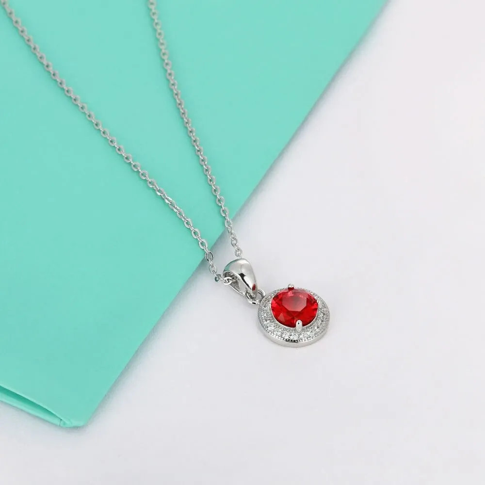 Personalized Birthstone Pendant Necklace