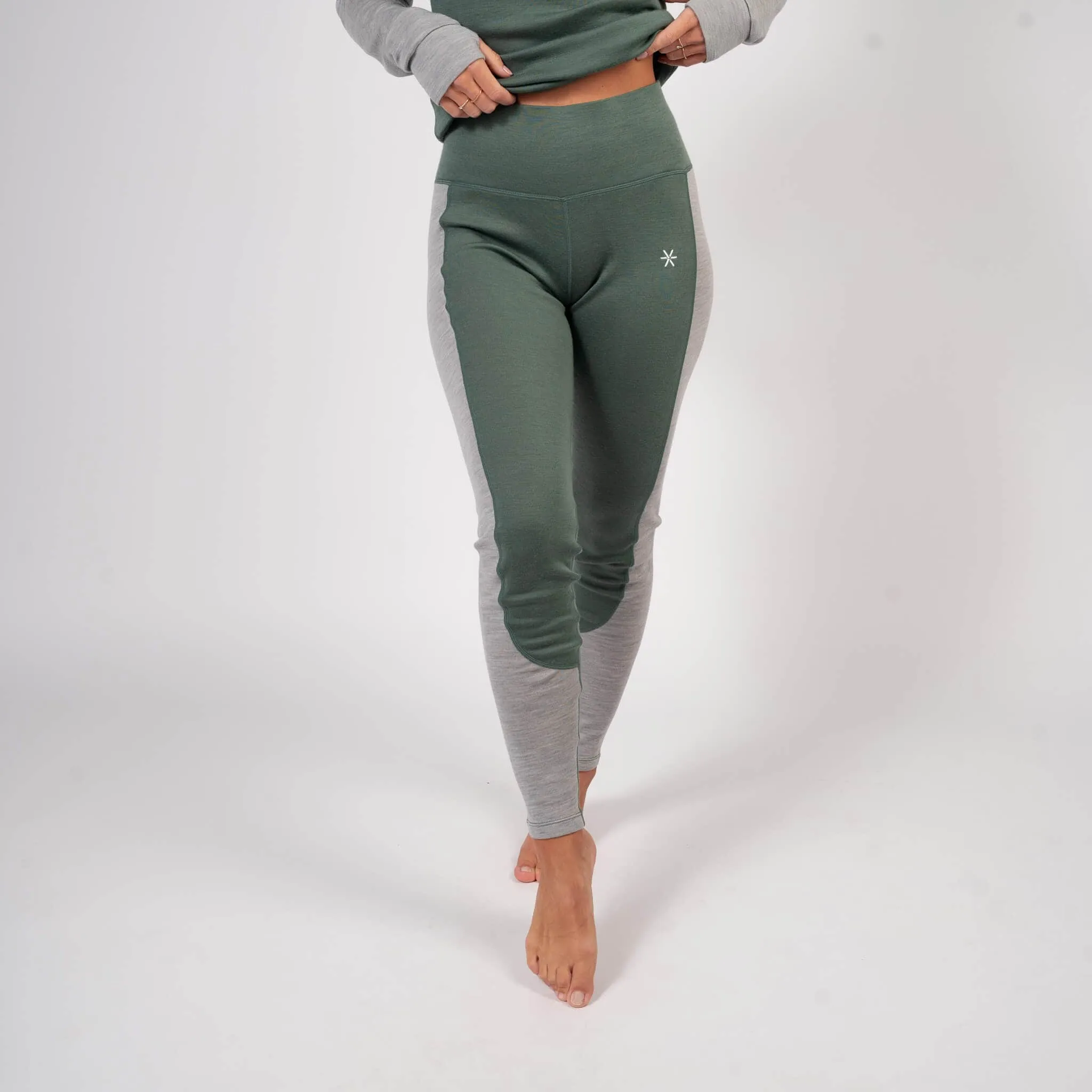 Pine High Waist 100% Merino Wool Pant