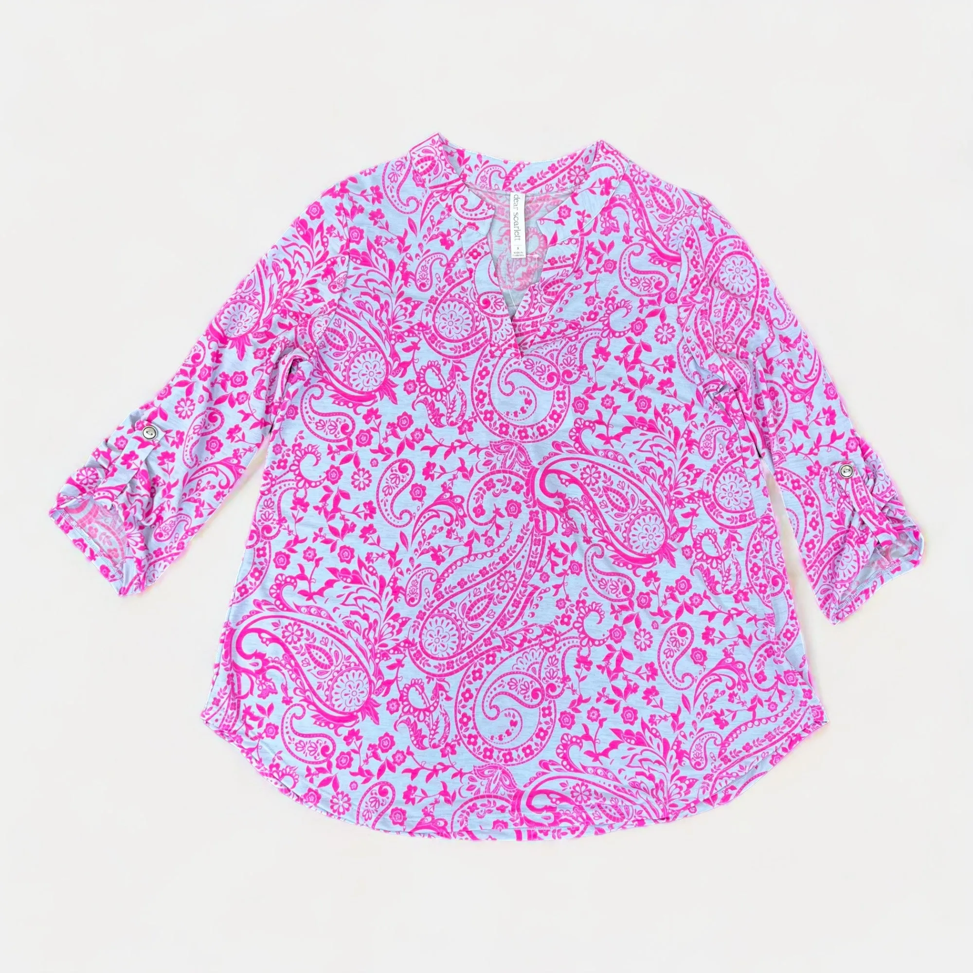 Pink Paisley Lizzy Top [NO RETURNS]