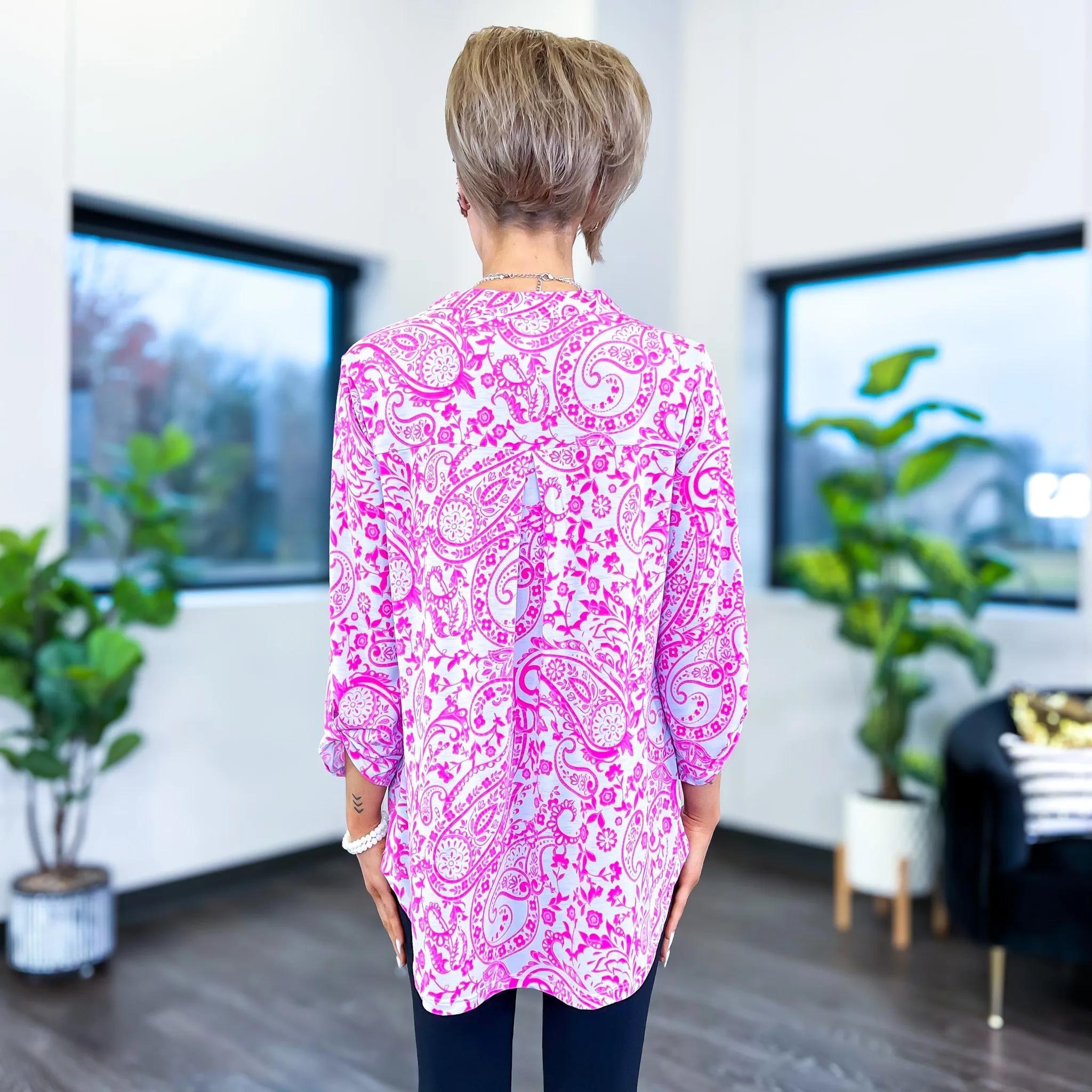 Pink Paisley Lizzy Top [NO RETURNS]