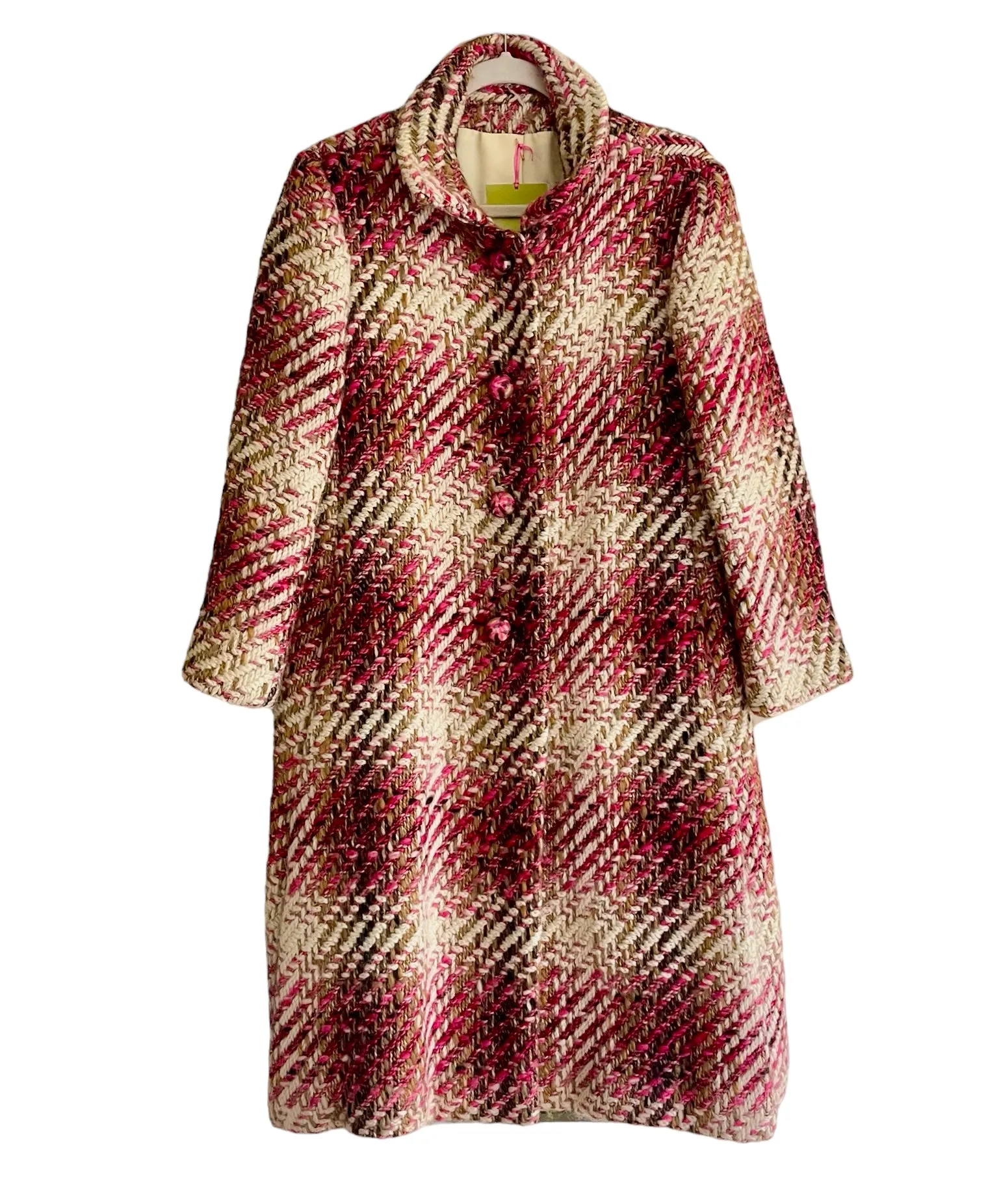 Pink Tweed Coat