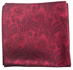 Pocket Square Paisley Jacquard Handkerchiefs