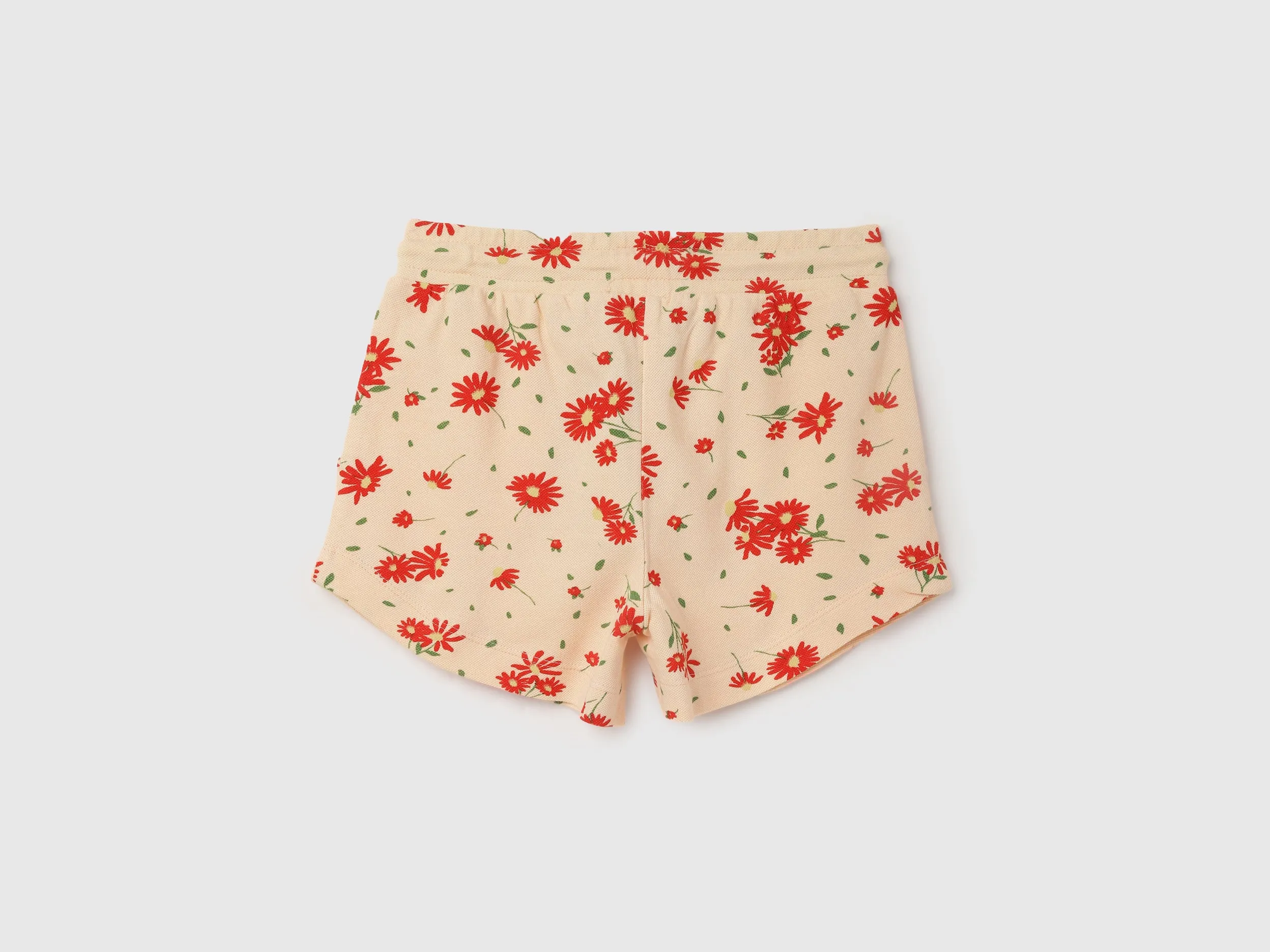 Printed Regular Fit Mid Waist Shorts