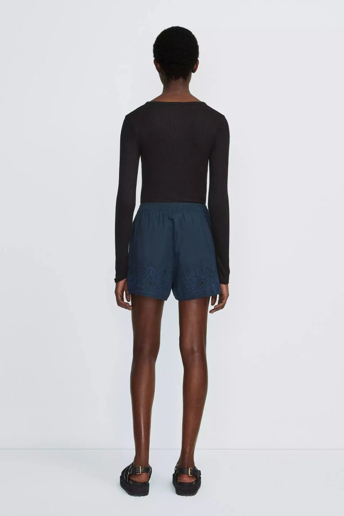 Rag & Bone Maye Embroidered Short - Salute Paisley