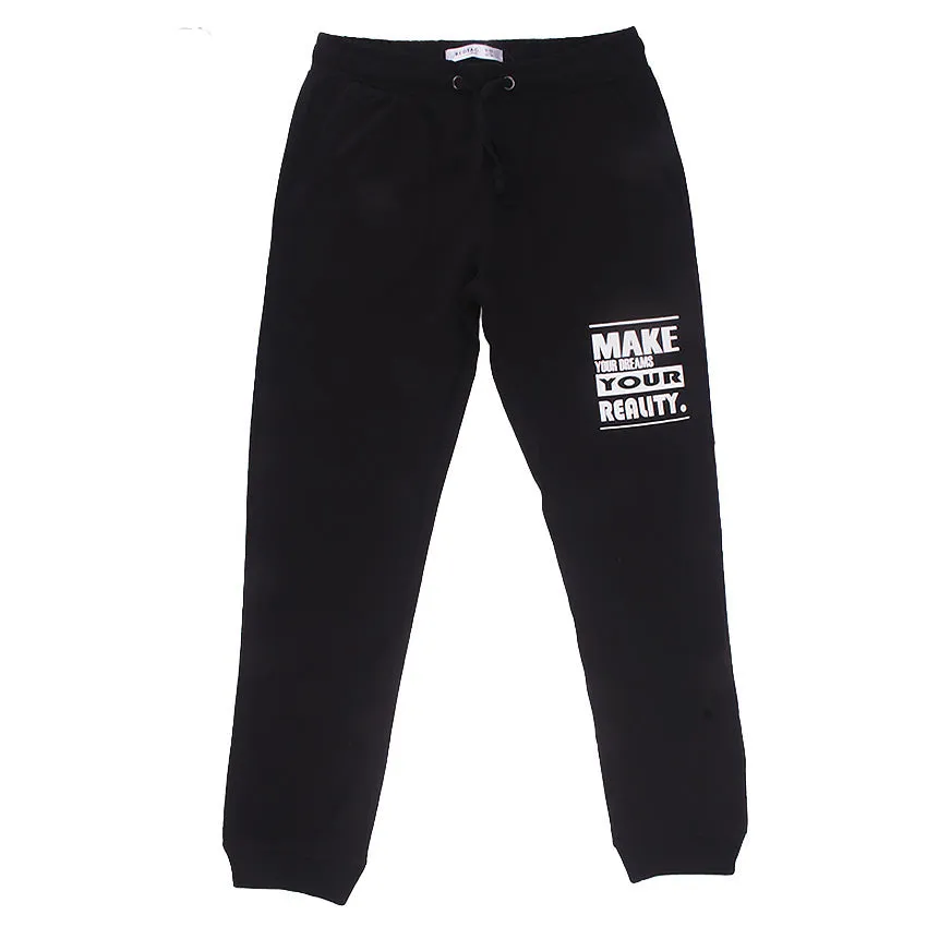 REDTAG Black Active Pants for Girls