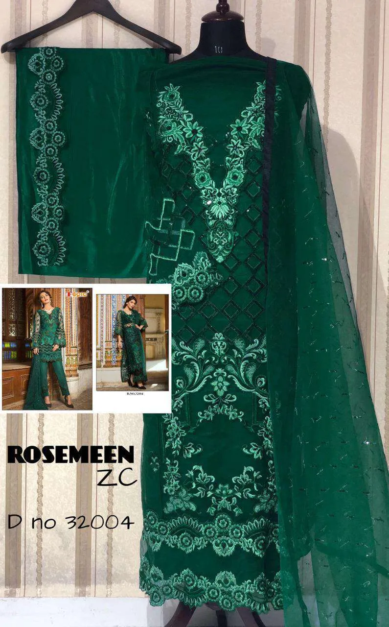 Rosemeen Designer Pakistani Style Party Wear Salawar Kameez 32004