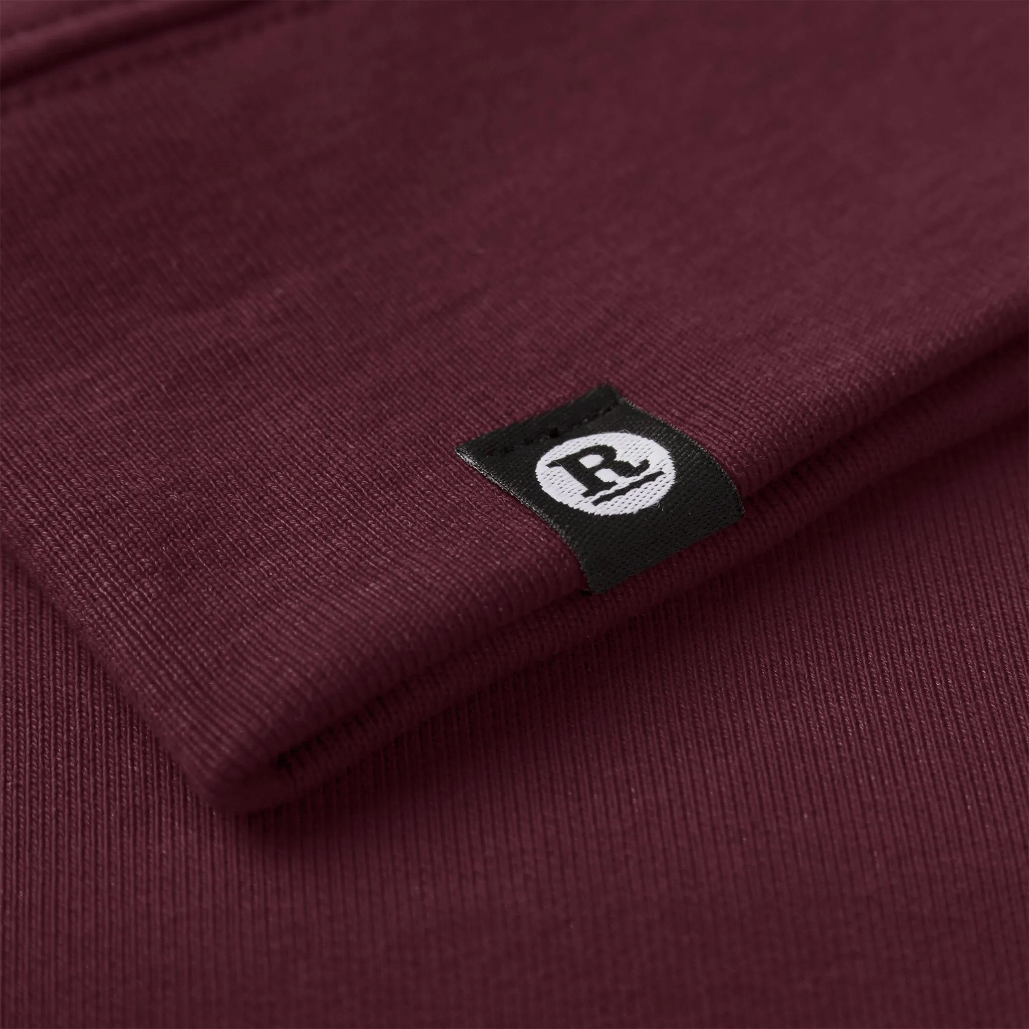 Rouleur Logo - Organic Sweatshirt - Unisex - Burgundy