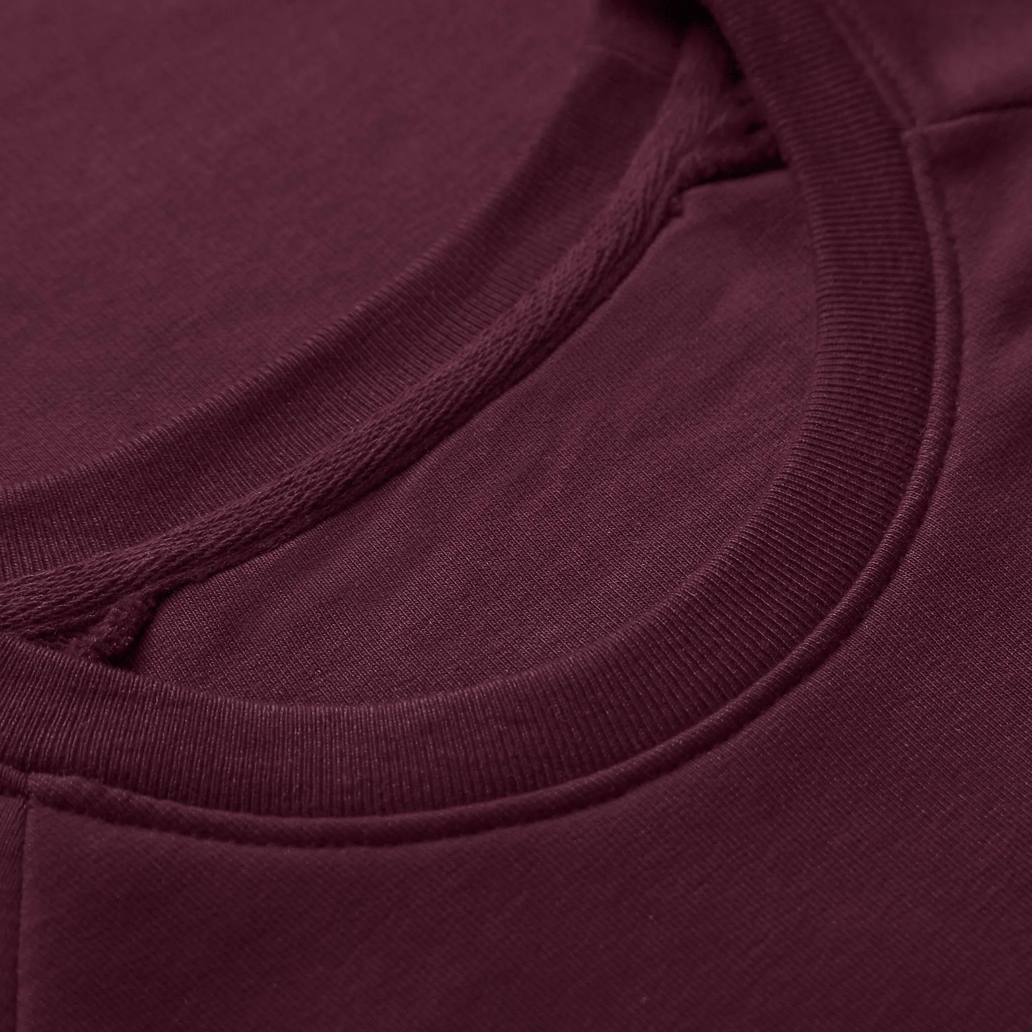 Rouleur Logo - Organic Sweatshirt - Unisex - Burgundy