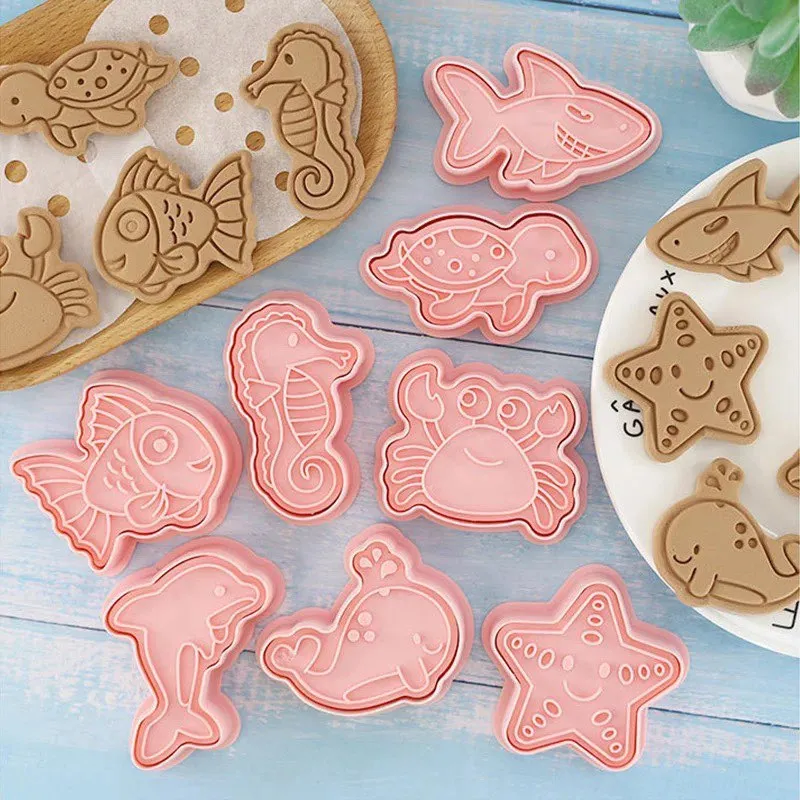 Sea Creatures Cutter & Stamp Set