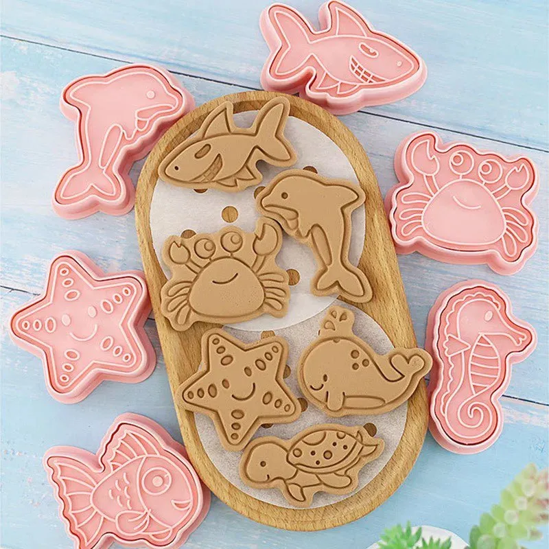 Sea Creatures Cutter & Stamp Set