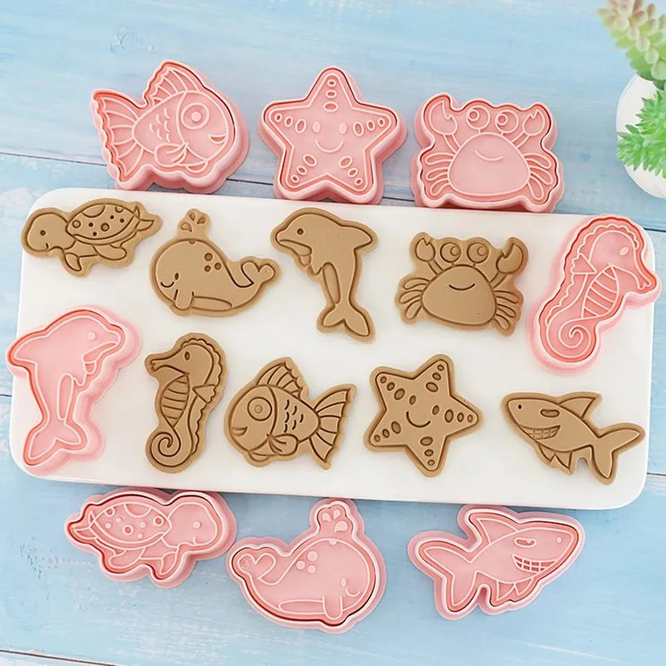 Sea Creatures Cutter & Stamp Set