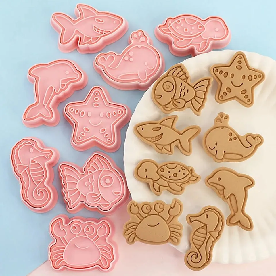 Sea Creatures Cutter & Stamp Set