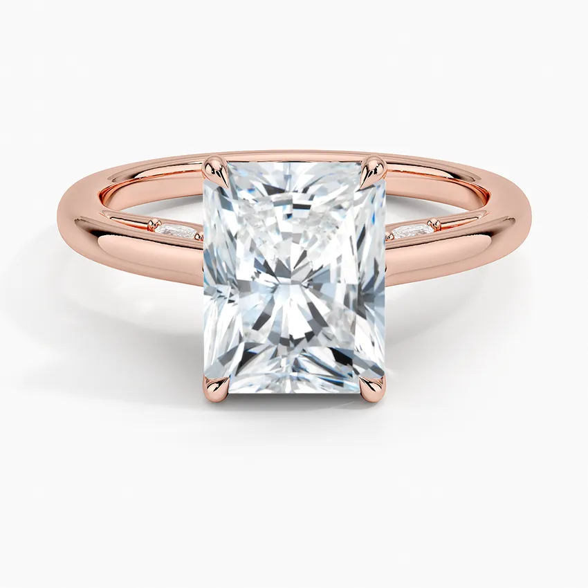 Secret Garden Adorned Gallery Solitaire Engagement Ring  [Setting Only] - EC112