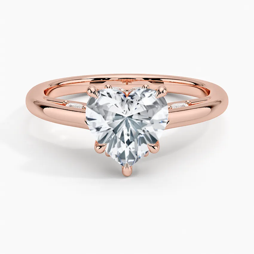 Secret Garden Adorned Gallery Solitaire Engagement Ring  [Setting Only] - EC112