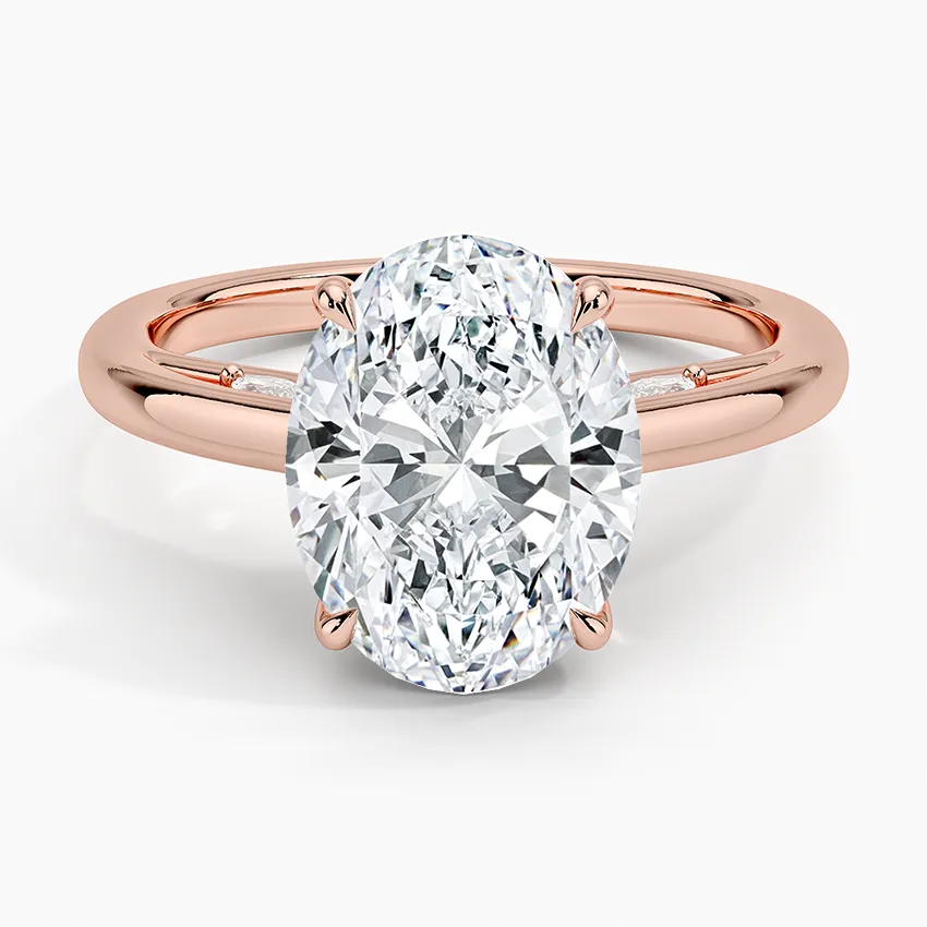 Secret Garden Adorned Gallery Solitaire Engagement Ring  [Setting Only] - EC112