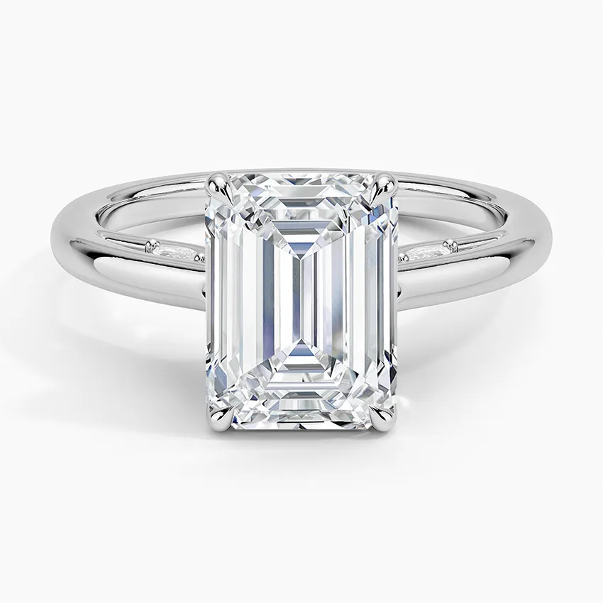 Secret Garden Adorned Gallery Solitaire Engagement Ring  [Setting Only] - EC112