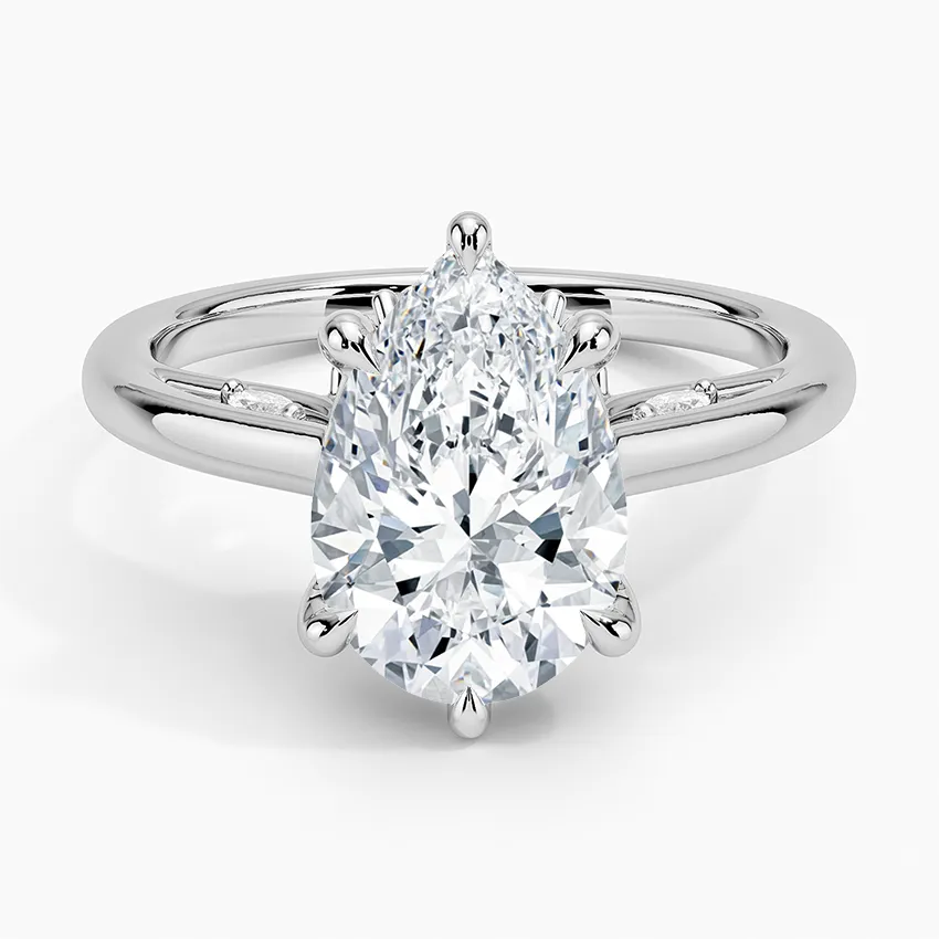 Secret Garden Adorned Gallery Solitaire Engagement Ring  [Setting Only] - EC112