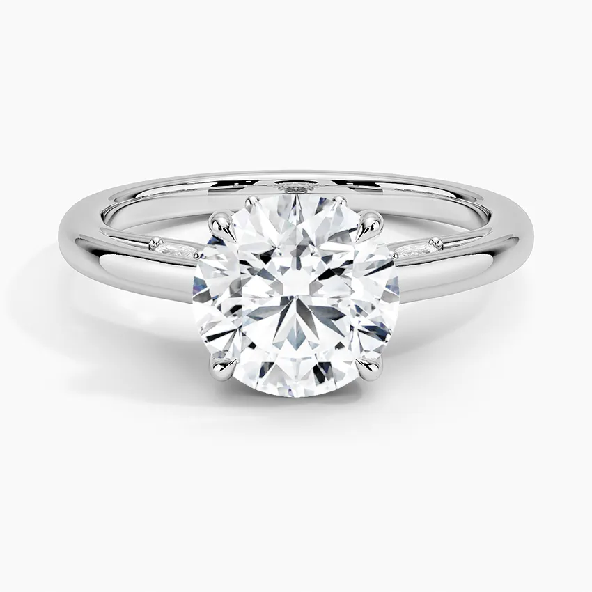 Secret Garden Adorned Gallery Solitaire Engagement Ring  [Setting Only] - EC112