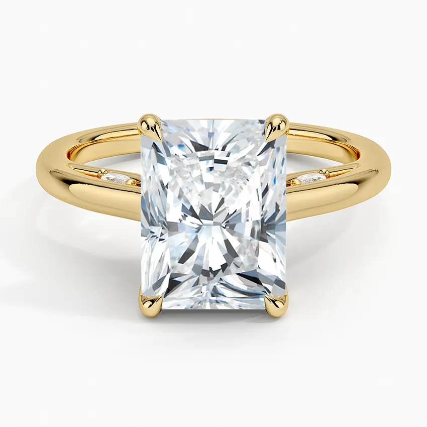 Secret Garden Adorned Gallery Solitaire Engagement Ring  [Setting Only] - EC112