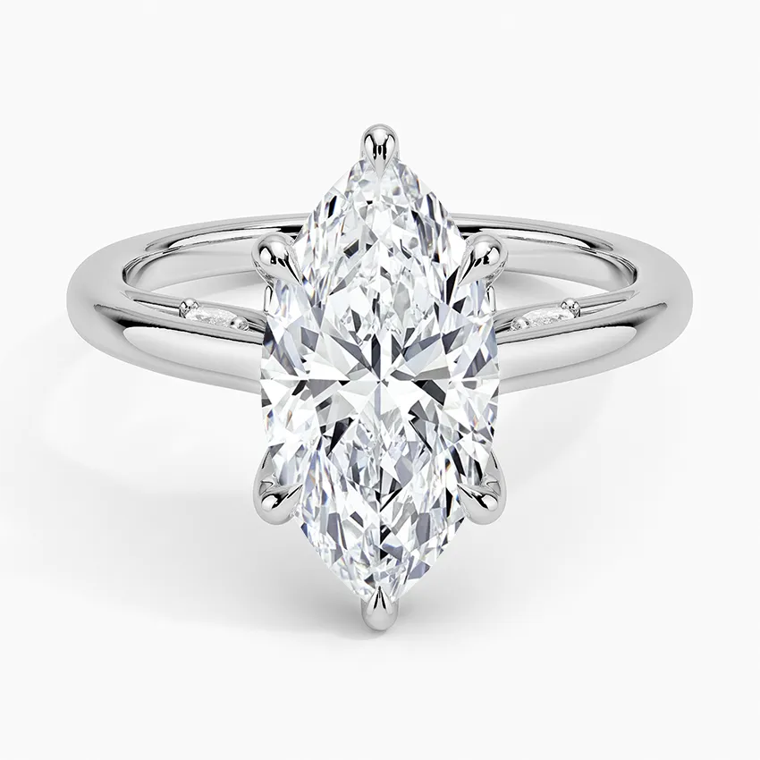 Secret Garden Adorned Gallery Solitaire Engagement Ring  [Setting Only] - EC112