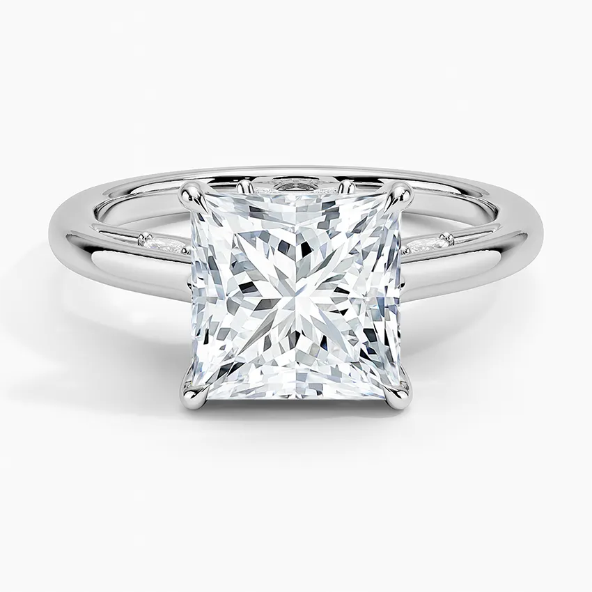 Secret Garden Adorned Gallery Solitaire Engagement Ring  [Setting Only] - EC112