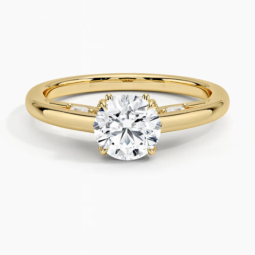 Secret Garden Adorned Gallery Solitaire Engagement Ring  [Setting Only] - EC112