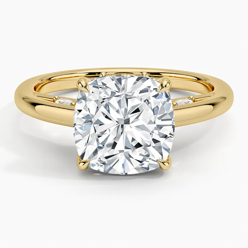 Secret Garden Adorned Gallery Solitaire Engagement Ring  [Setting Only] - EC112