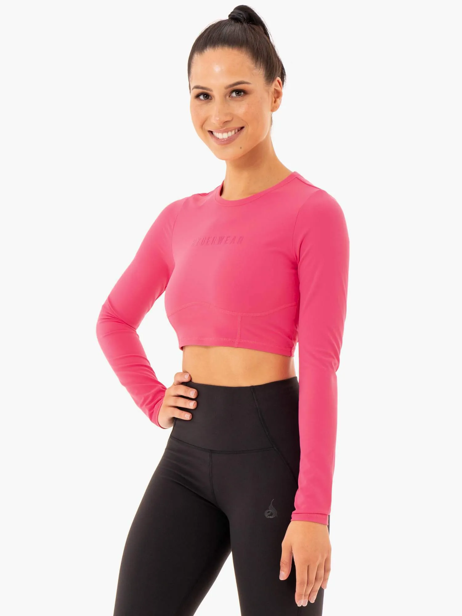 Sola Long Sleeve Top - Pink