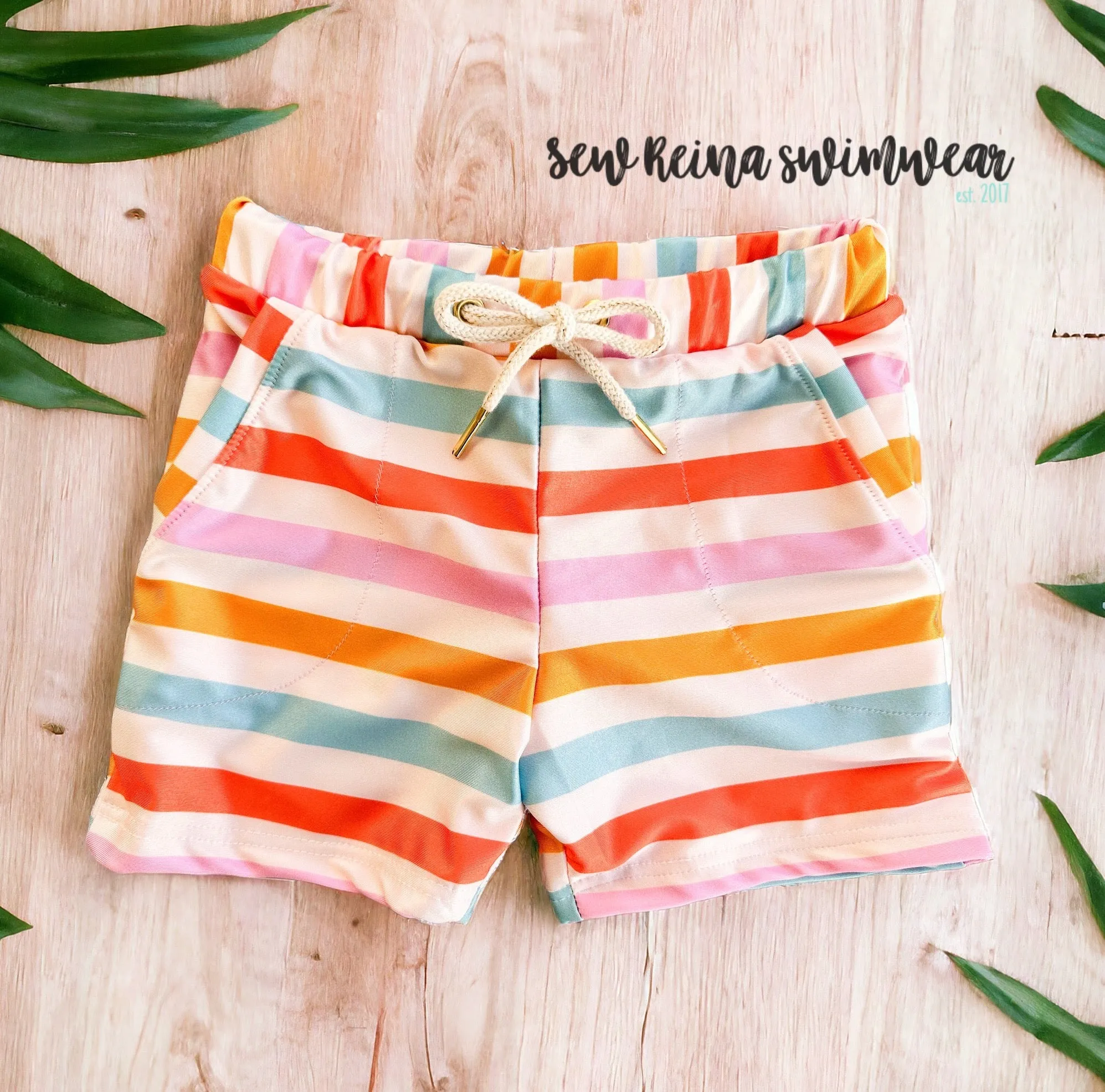 Summer Stripes - Euro Shorts - NB-9/10Y