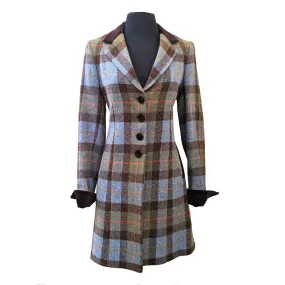 Tara 3/4 Length Harris Tweed Coat [2 Colors]