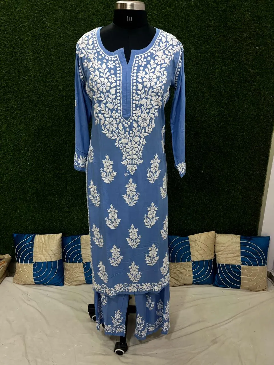 Tarana Premium Chikankari Kurti Pallazo Set