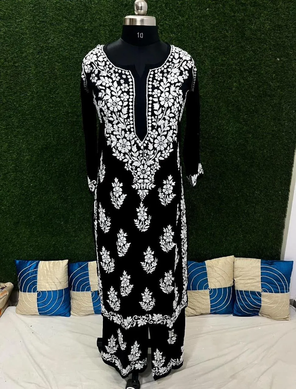 Tarana Premium Chikankari Kurti Pallazo Set