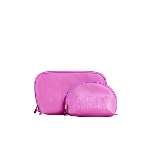 The Cosmetic Pouch Set in Berry