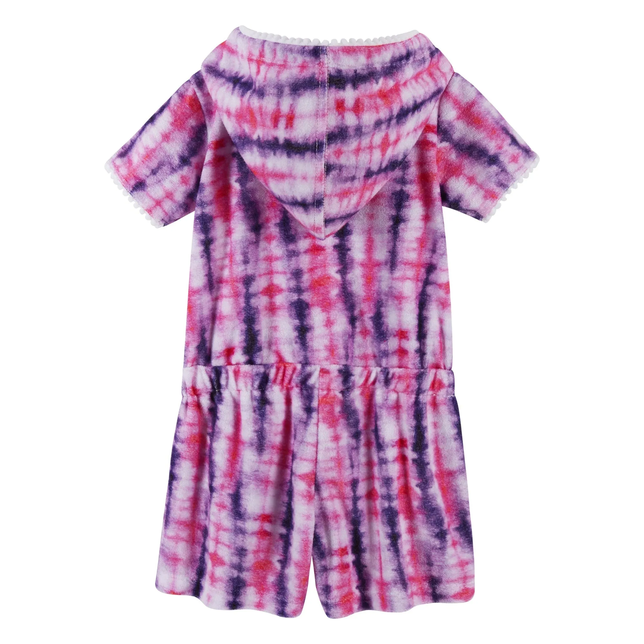 Tie Dye French Terry Romper Cover-Up