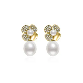 Top Grade Freshwater Pearl Earrings WE00644 | GARDENS