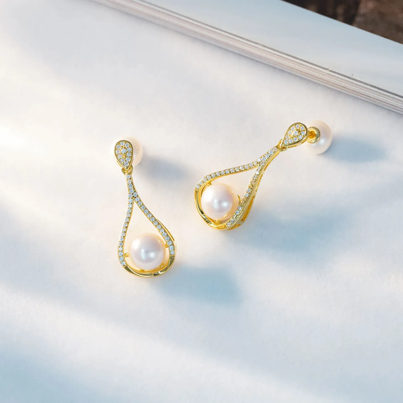 Top Grade Freshwater Pearl Earrings WE00730