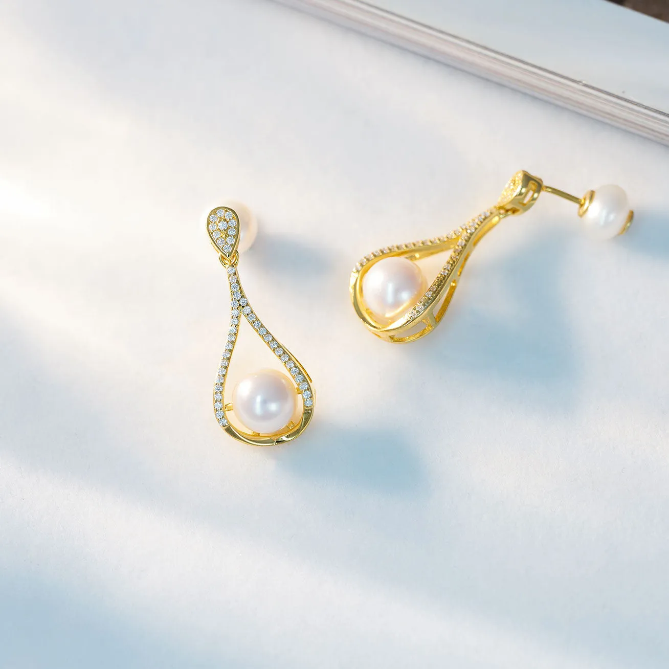 Top Grade Freshwater Pearl Earrings WE00730