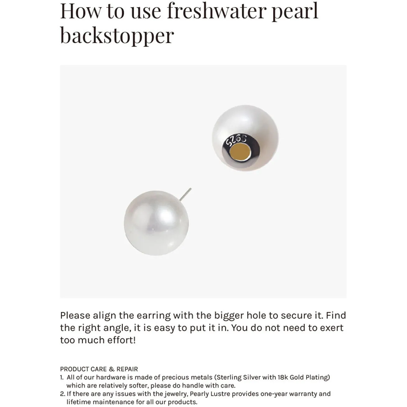 Top Grade Freshwater Pearl Earrings WE00730