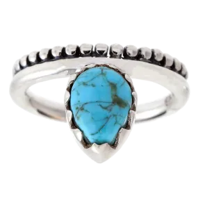 Turquoise Dew Drop Ring