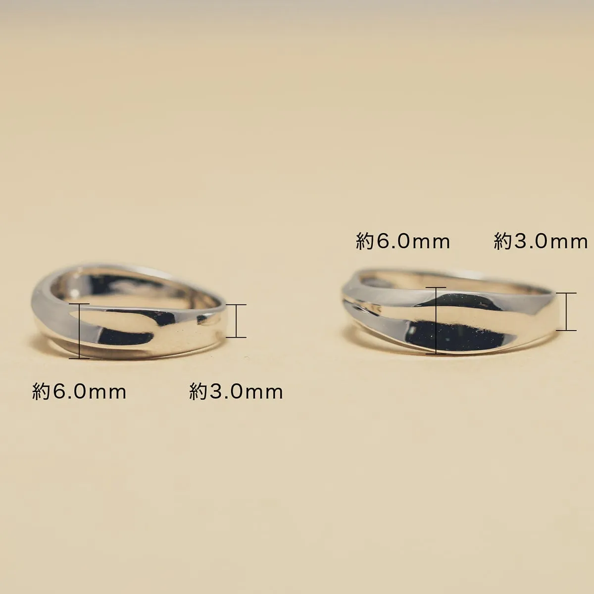 Unique Couple Wedding Ring Set - WM38