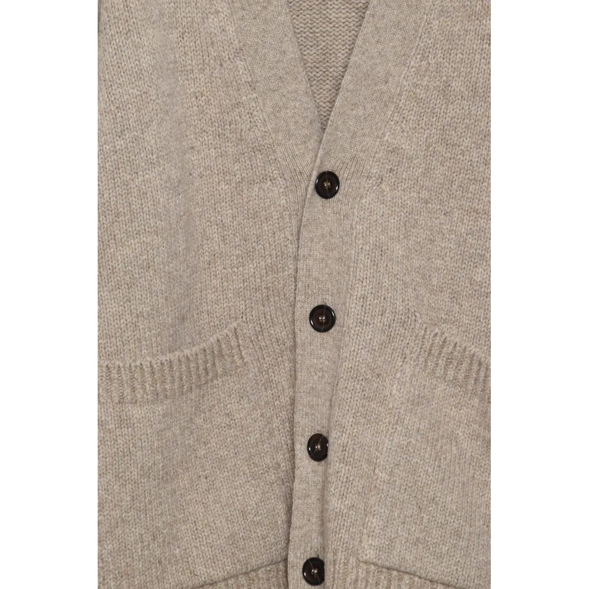 Universal Works Langdale Cardigan 29476 Eco Wool oatmeal